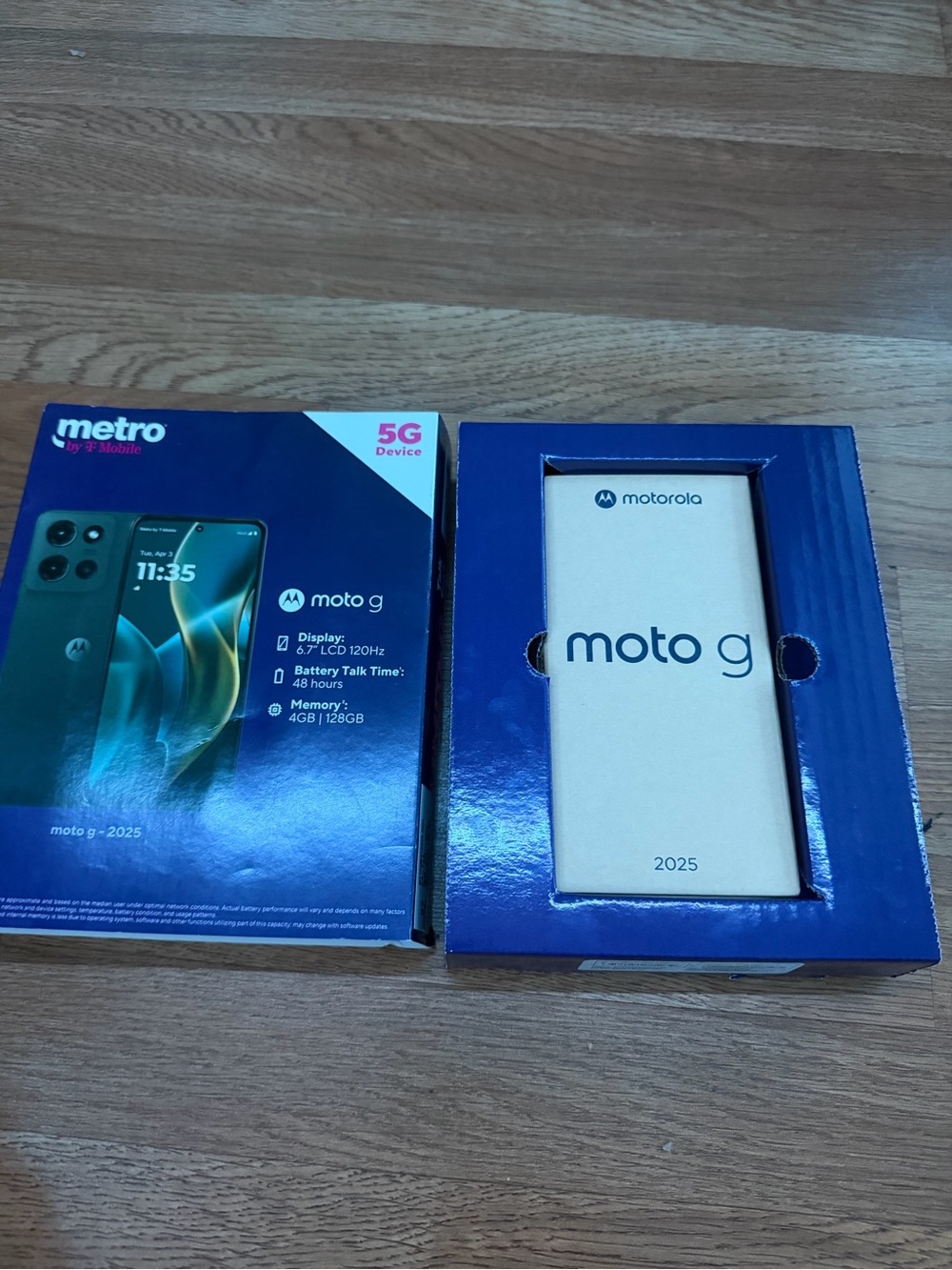 Motorola Moto G 5G 2025 4+128G GRY KIT, XT-2513-1 - Metro By Tmobile Sealed !
